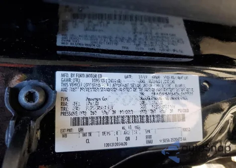 2013 Ford C-Max Se z USA, uszkodzony, nr VIN 1FADP5AU4DL517775